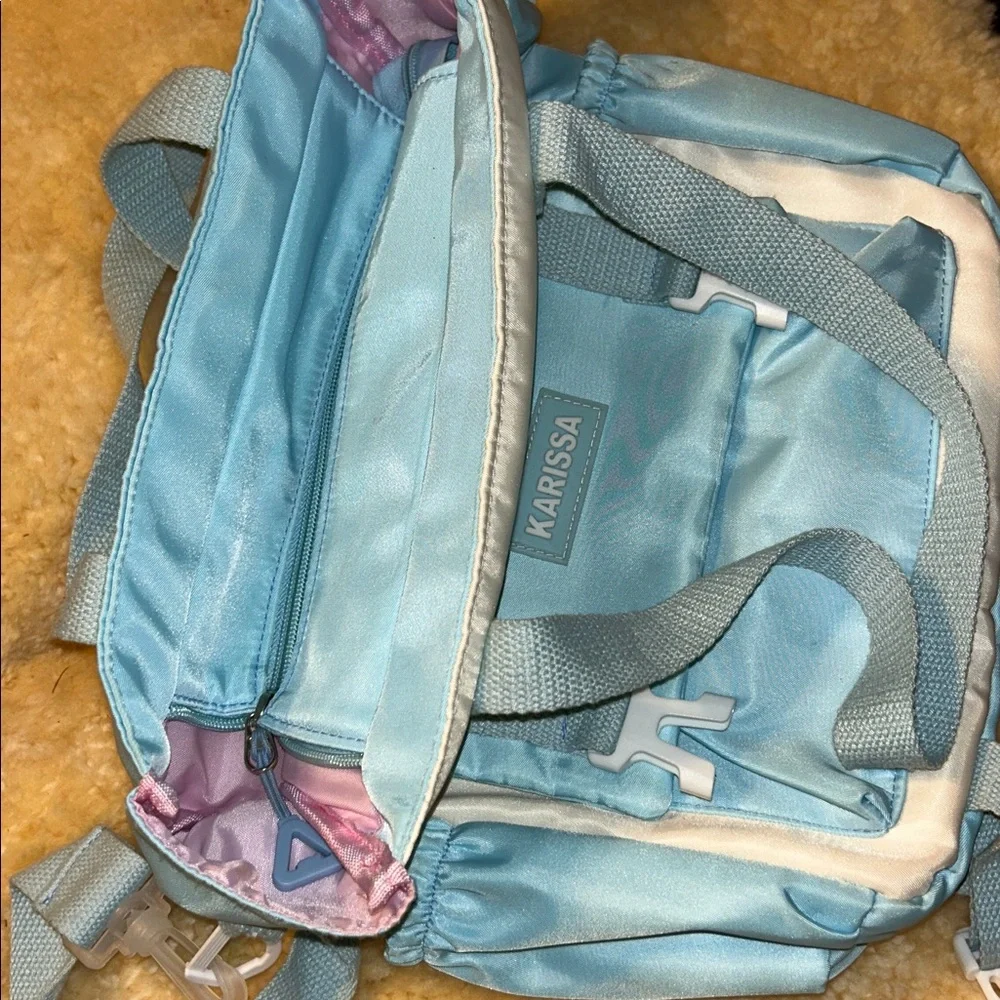 Blue and White Baby Bag